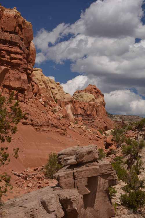red rock mountain scenes